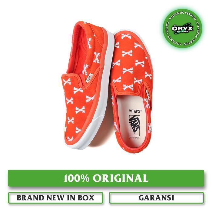 Vans Og Slip On Lx x WTAPS Bones Orange