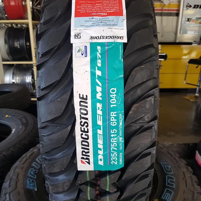 Ban mobil bridgestone dueler mt 235 75 15 r15
