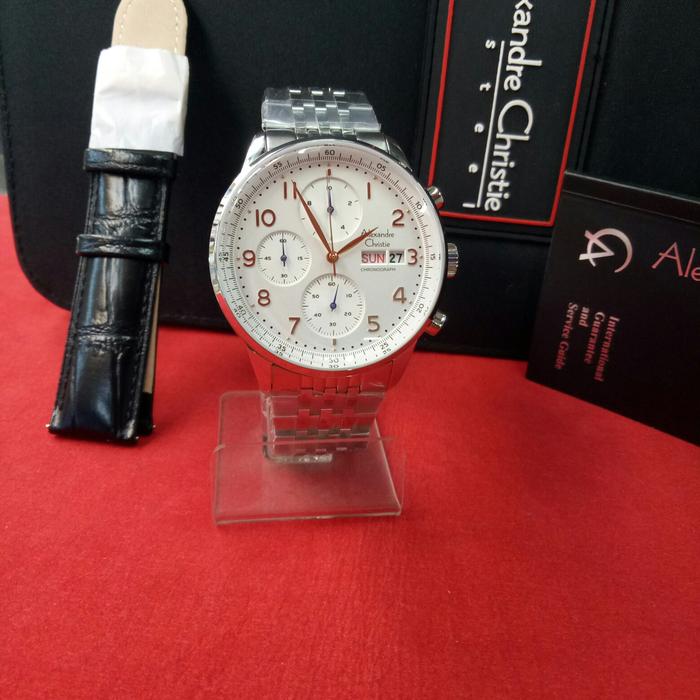 Jam Tangan Analog Pria Alexandre Christie Ac 6492 Mc Stainless