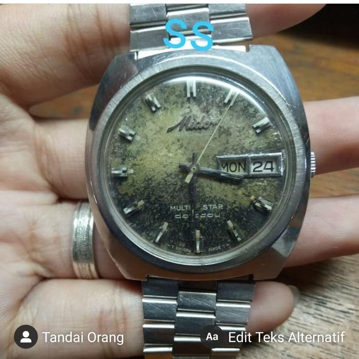 jam mido multi star automatic/vintage/antik/rare/jadul/tua/kuno
