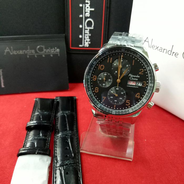 Jam Tangan Analog Pria Alexandre Christie Ac 6492 MC All Stell