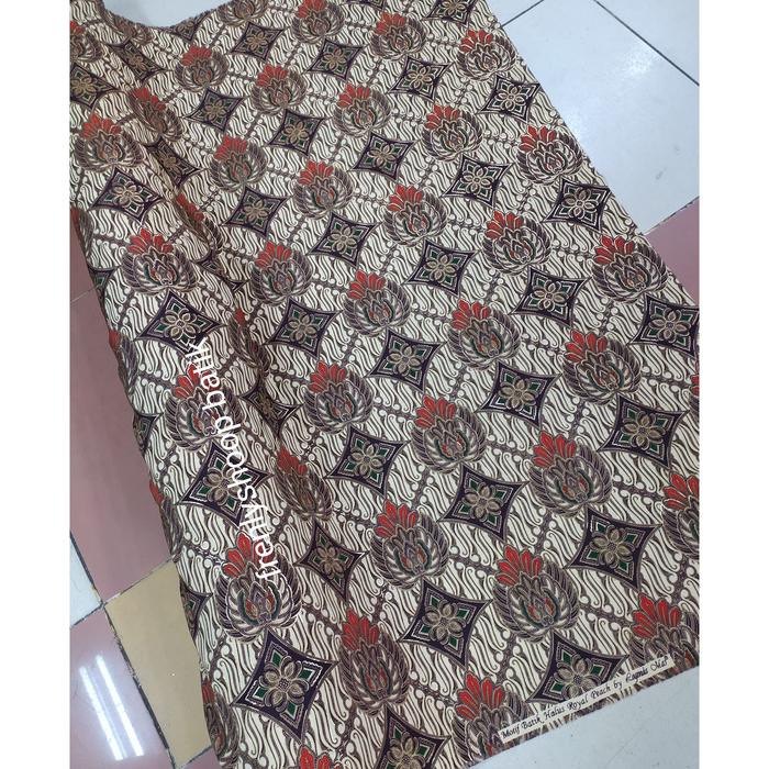 kain batik meteran semi sutra halus / batik halus meteran