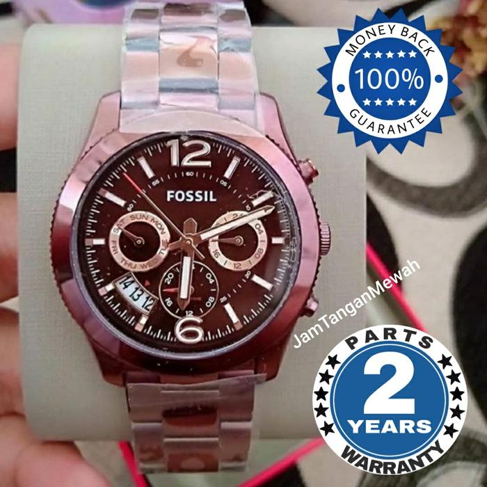 Jam Tangan Fossil Wanita Original Garansi Resmi ES4110 Wine