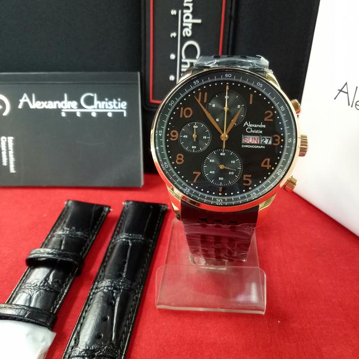 Jam Tangan Analog Pria Alexandre Christie Ac 6492 MC St Steel
