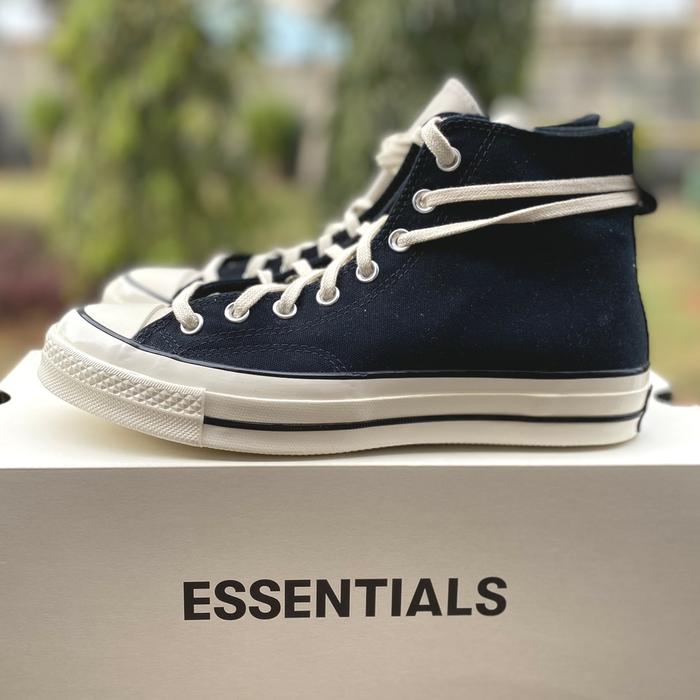 Converse x Fear of God Essentials All Star 70s Hi Black Natural
