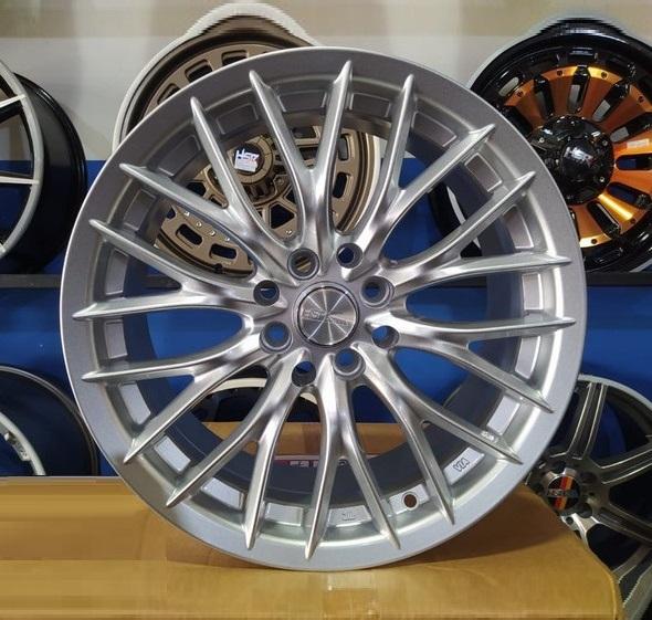 Velg Mobil R16 HSR BRANG Silver buat Mobilio, Calya, Brio, Sigra, Vios
