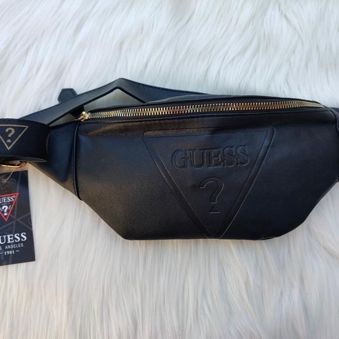 guess waistbag leather original