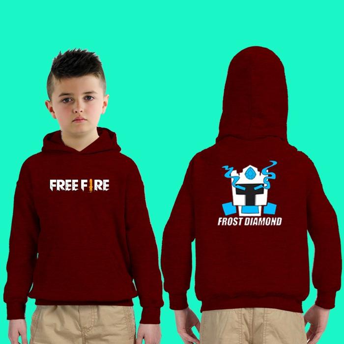 Jaket Hoodie free fire Frost Diamond