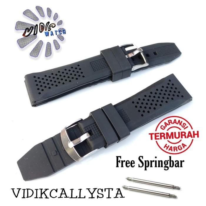 Strap Tali Karet Rubber Alexandre Christie Strap Ac 20MM 22MM 24MM