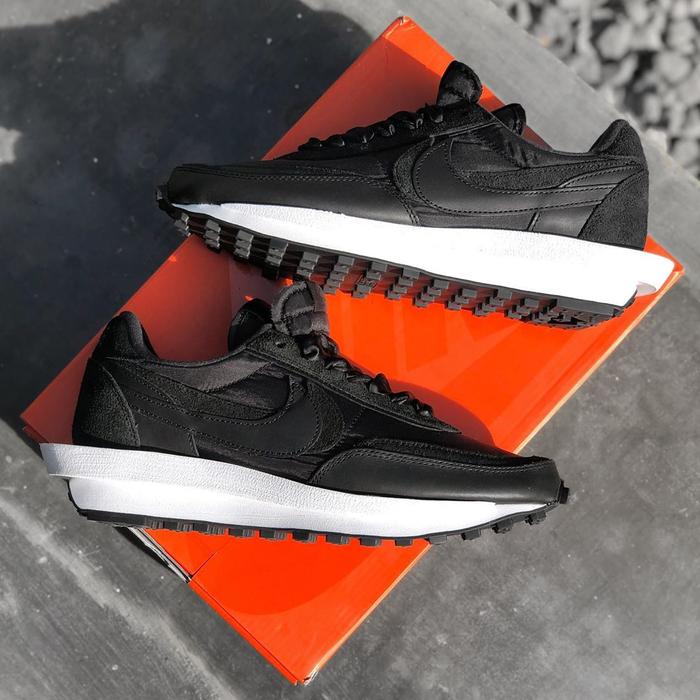 Nike LD Waffle Sacai Black Nylon