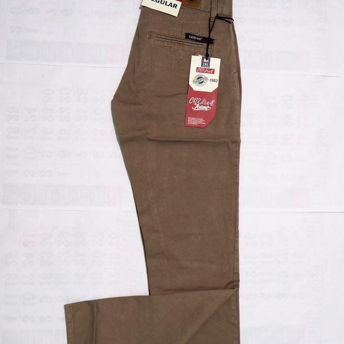 CELANA CHINO NON FIT( TIDAK MELAR) WARNA COKLAT SUSU