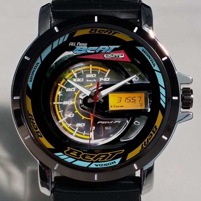 Jam Tangan Pria Custom Speedometer Honda Beat 1