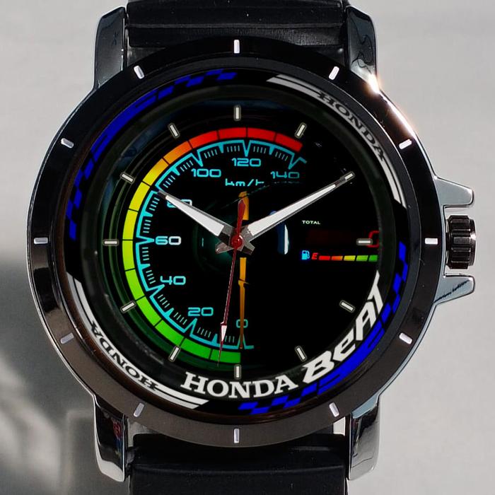 Jam Tangan Pria Custom Speedometer Honda Beat variasi