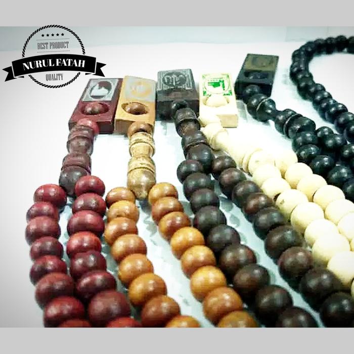 TASBIH 99 BIJI / TASBIH 99 KAYU / TASBEH 99 BIJI KAYU / NUFA STORE