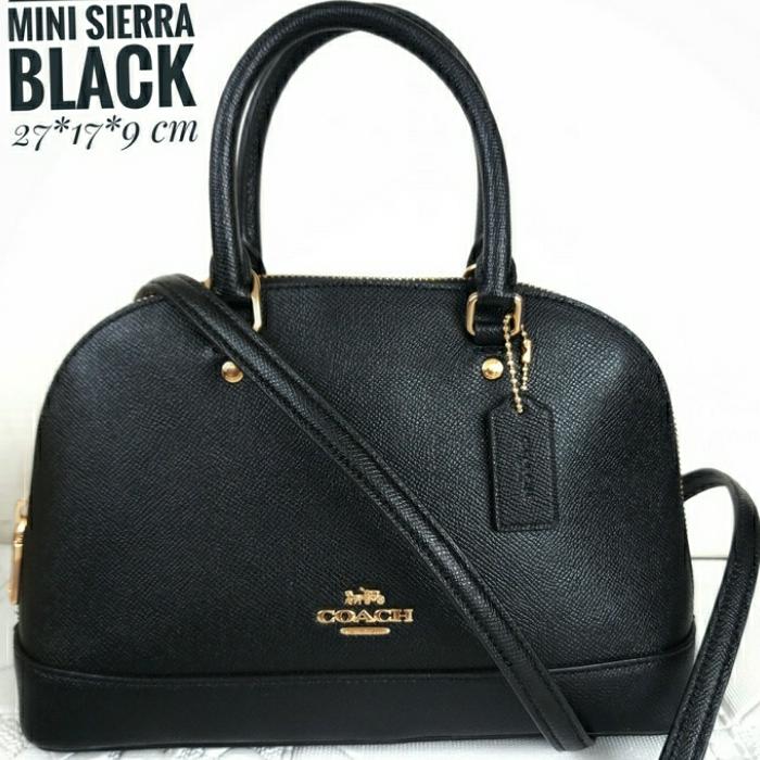 TAS BRANDED WANITA COACH ORI MINI SIERRA BLACK