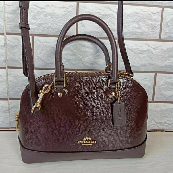 TAS BRANDED WANITA COACH ORI MINI SIERRA OXBLOOD