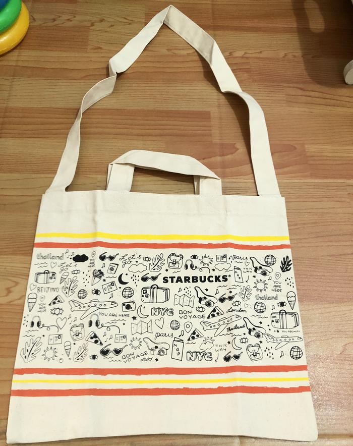 Starbucks Tote Bag Canvas Graphic / Totebag Kanvas