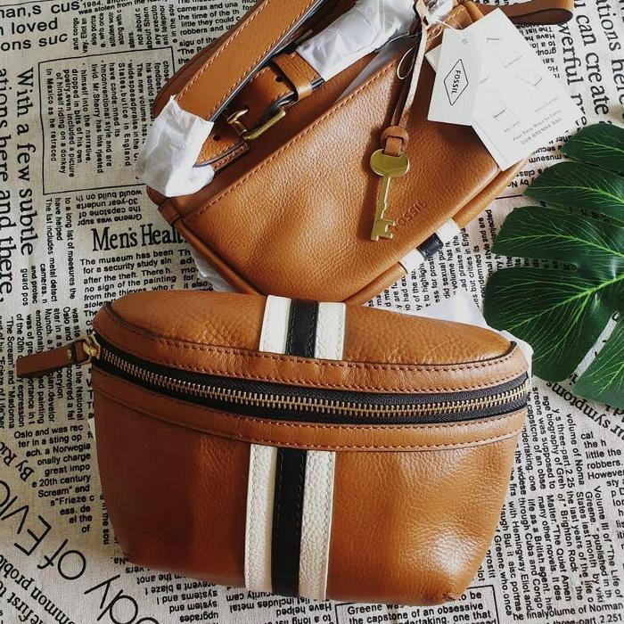 Fossil Brenna Belt Bag Brown Multi