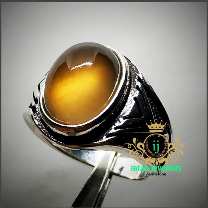 cincin batu SOLAR ACEH super luster warna kecoa mewah