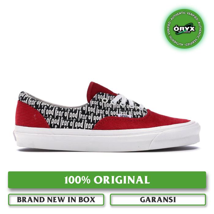 Vans Era 95 Dx x Fear Of God Red Corduroy