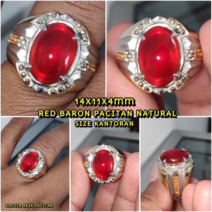 CINCIN RED BARON PACITAN NATURAL SIZE KECIL CANTIK