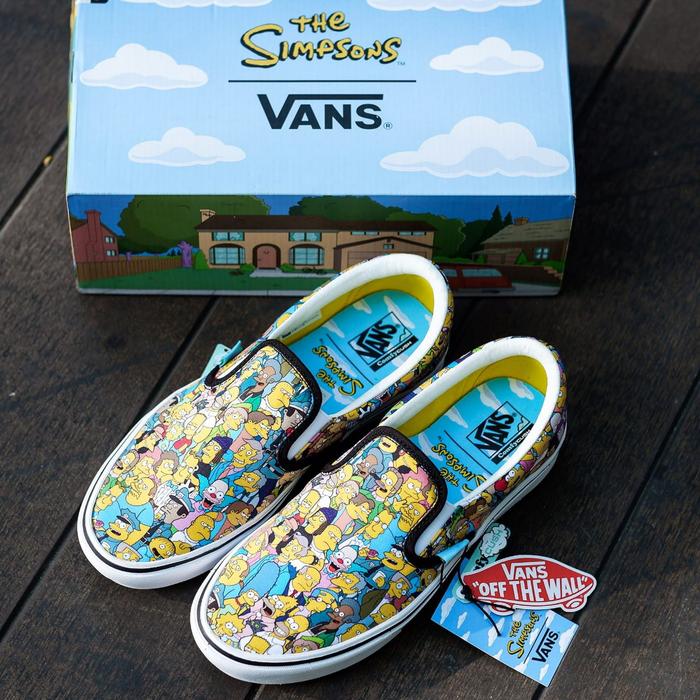 The Simpson X Vans Slip On Comfycush