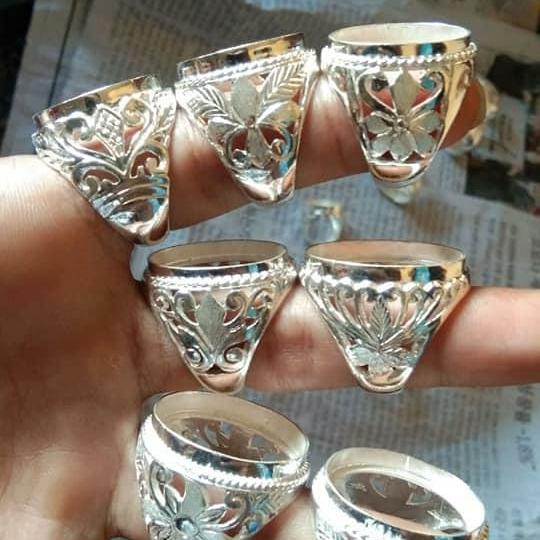 Cincin perak handmade