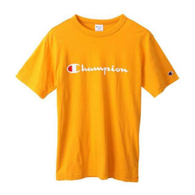tshirt champion script printed