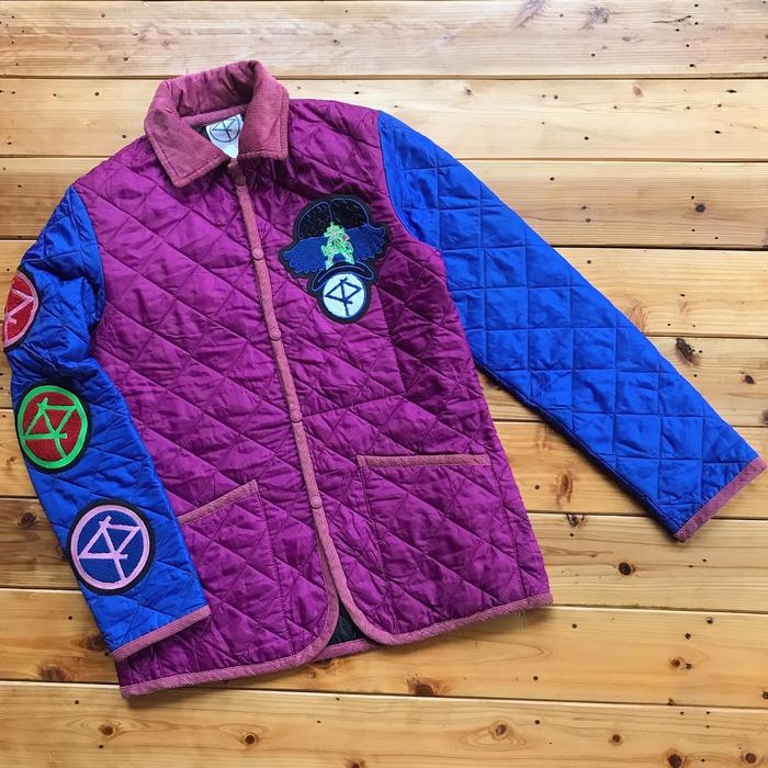 CASSETE PLAYA X LAVENHAM QUILTED COAT OUTER STADIUM JACKET