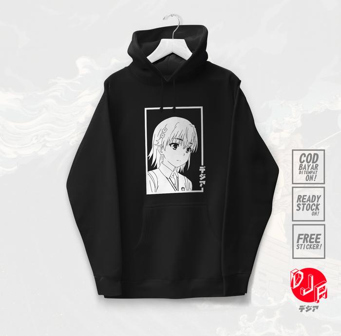 HOODIE MISAKA MIKOTO TOARU MAJUTSU NO INDEX RAILGUN ANIME MANGA DJA