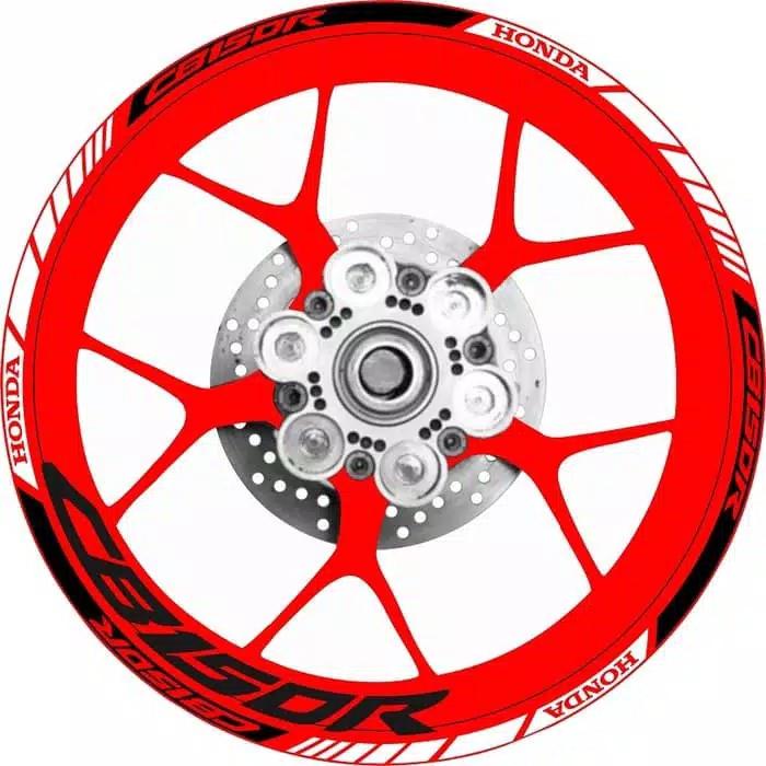 STIKER VELG CB150R MERAH