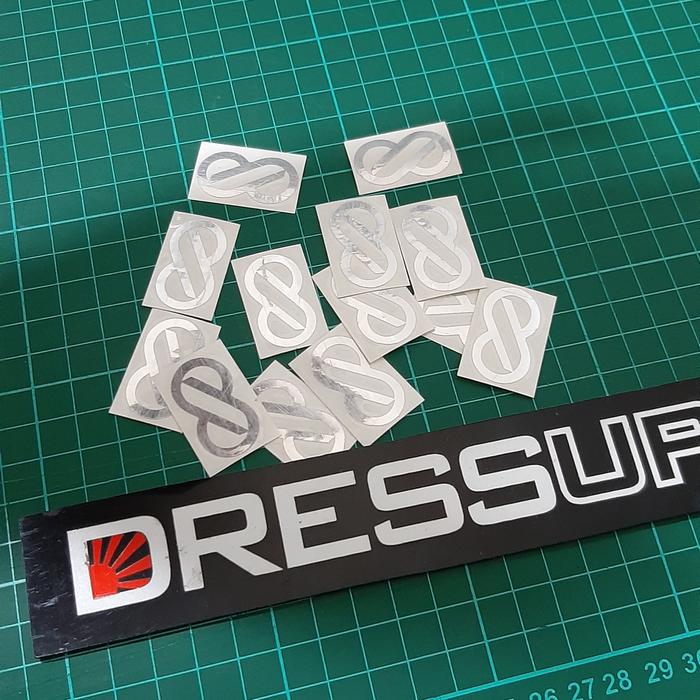 sticker logo enkei velg honda toyota mitsubishi