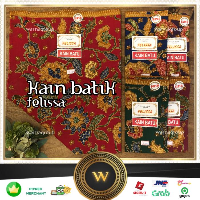 Kain Panjang Batik FELISSA Soga (Grosir) -- Kain Batu #Batik #Soga