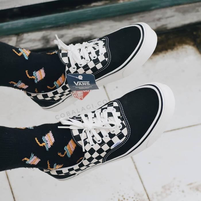 Vans Era 95 DX Anaheim Factory Checkerboard Black White