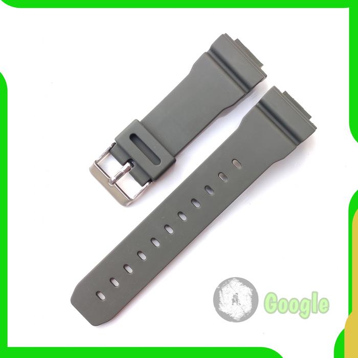 Tali jam tangan Casio DW 8800 Strap Casio DW-8800 - Hijau army