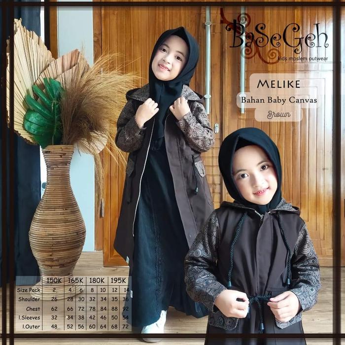 Melike Brown Jaket Anak Basegeh