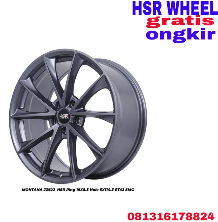 Velg Mobil camry civic hrv innova xpander ring 19 HSR MONTANA SMG