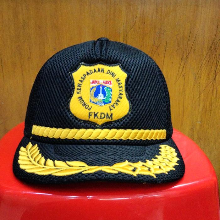 topi fkdm hitam