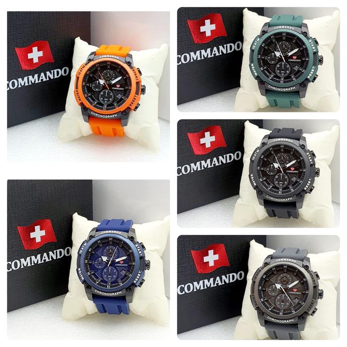 Jam tangan pria commando 7004G-3 / C 7004G-3 / COMMANDO 7004 [ORIGINAL