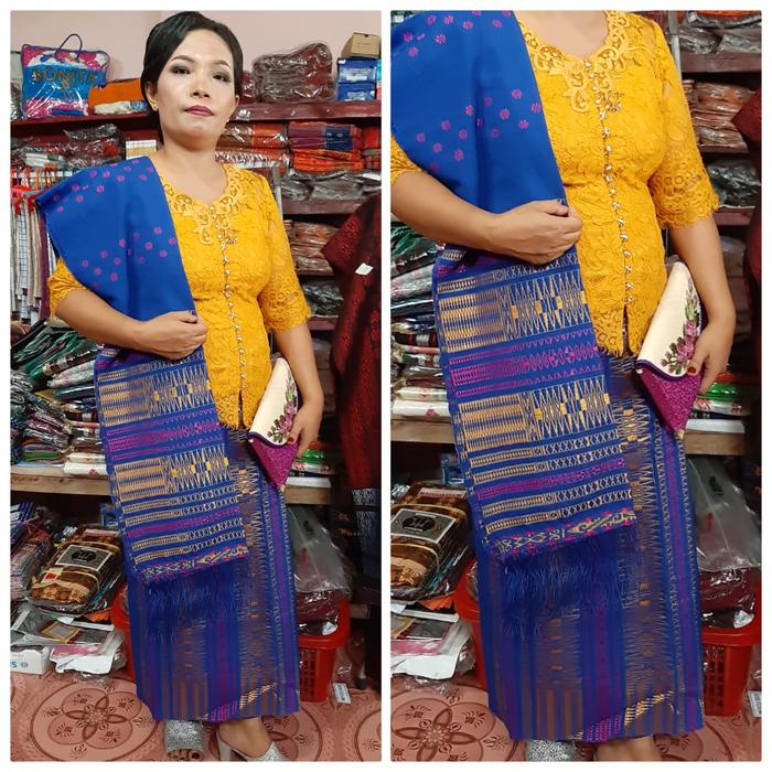 SONGKET PUCCA BINTIK KEPALA TUMTUMAN ASLI TENUN TANGAN MANUAL TARUTUNG