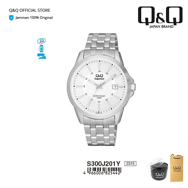 Q&Q QnQ QQ Original Jam Tangan Pria Analog - S300 S300J Water Resist