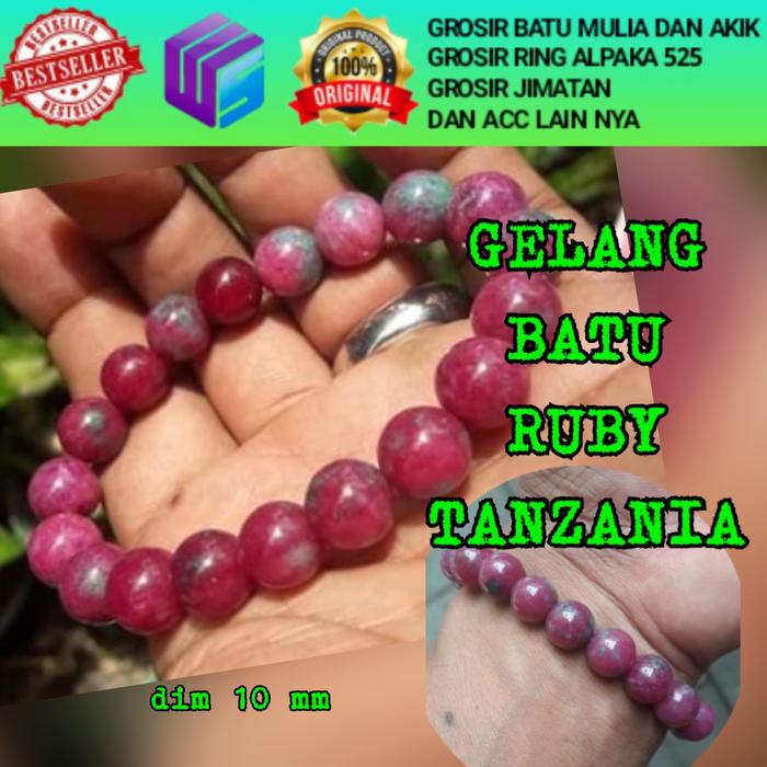 GELANG BATU RUBY TANZANIA