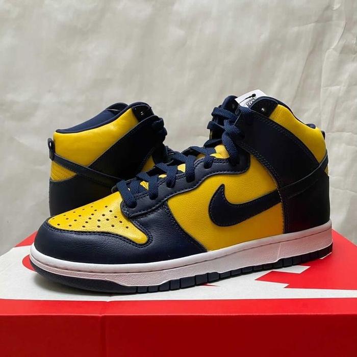 nike dunk high michigan