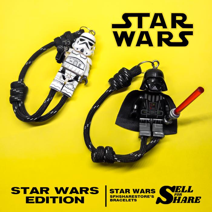 GELANG LEGO STARWARS / GELANG LEGO DARTH VADER STORMTROOPER