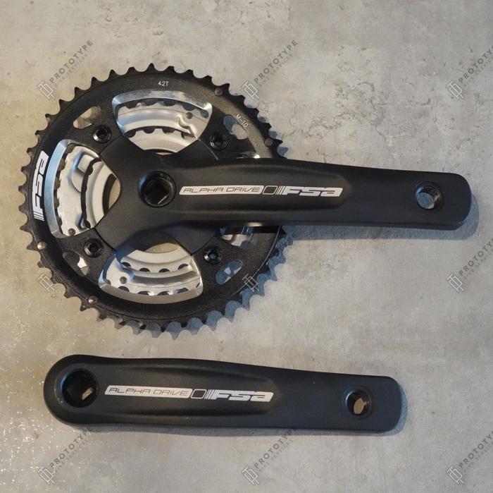 Crankset FSA Alphadrive 44T Square tapered