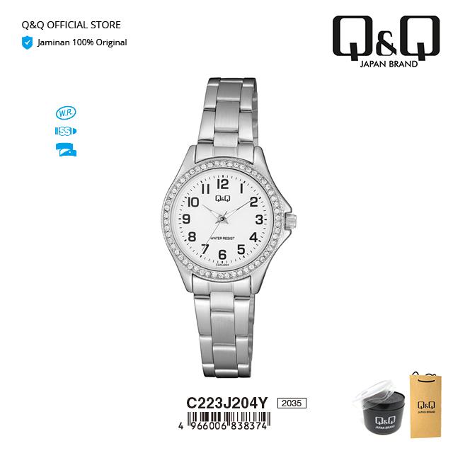 Q&Q QnQ QQ Original Jam Tangan Wanita Analog - C223 C223J Water Resist