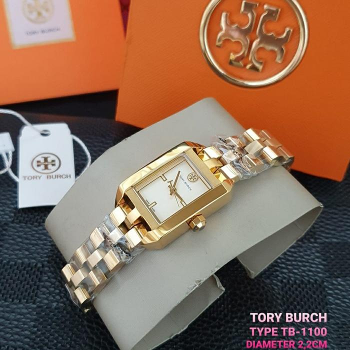 Jam Tangan Wanita Tory Burch TB 1100 1101 1102 Original 22mm Fullset