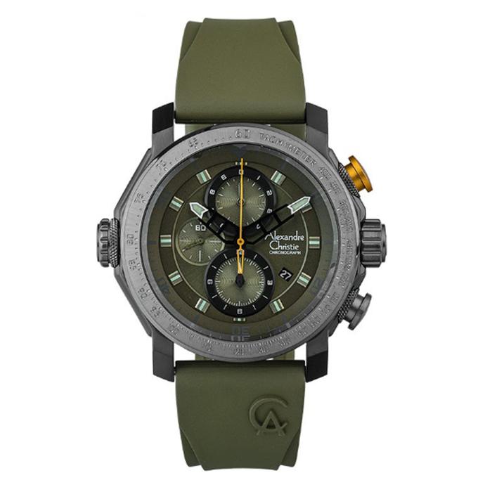 ALEXANDRE CHRISTIE AC 6565 BLACK GREY GREEN MCREPGN