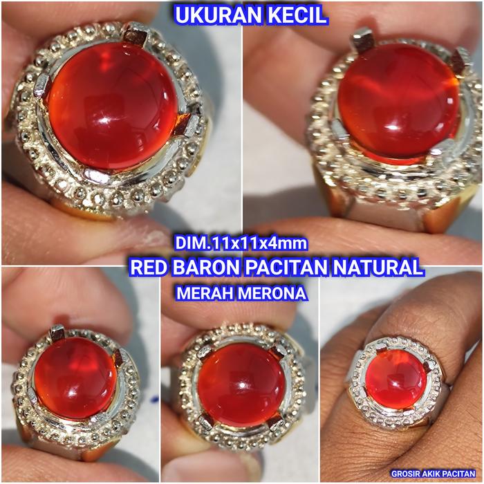 RED BARON PACITAN NATURAL UKUR KECIL KRISTAL ENCER