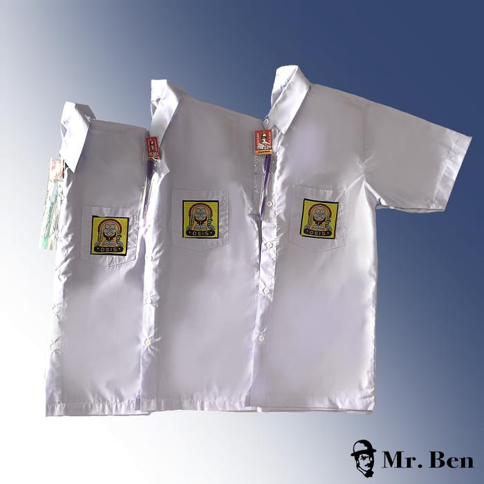 KEMEJA SMP CYC PENDEK BAHAN SWESI SERAGAM SEKOLAH MR BEN